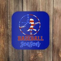 Baseball Season Game Day Vibes Baseball Softball Season Gift Coaster