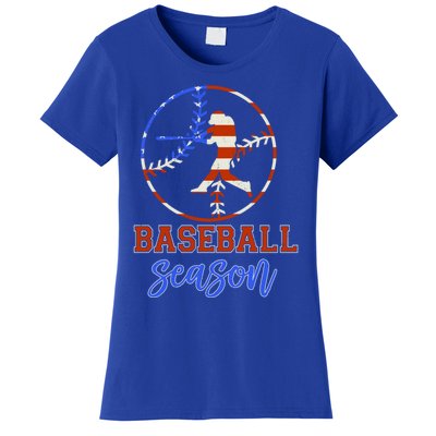 Baseball Season Game Day Vibes Baseball Softball Season Gift Women's T-Shirt