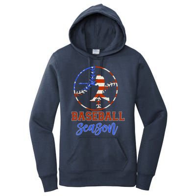 Baseball Season Game Day Vibes Baseball Softball Season Gift Women's Pullover Hoodie