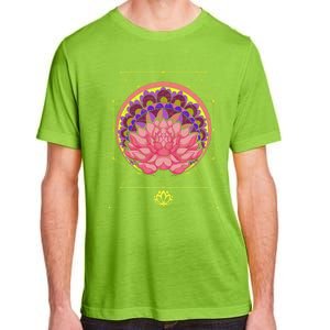 Boho Sacred Geometry Spiritual Yoga Bohemian Lotus Flower Gift Adult ChromaSoft Performance T-Shirt