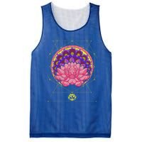 Boho Sacred Geometry Spiritual Yoga Bohemian Lotus Flower Gift Mesh Reversible Basketball Jersey Tank