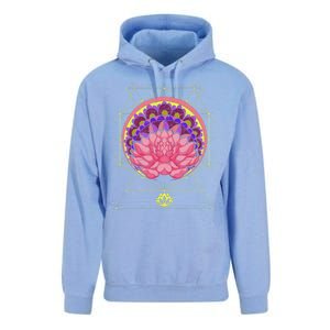 Boho Sacred Geometry Spiritual Yoga Bohemian Lotus Flower Gift Unisex Surf Hoodie