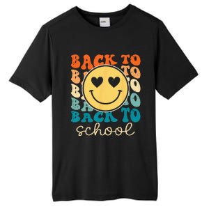 Boho Style Groovy Smile Back to School Tall Fusion ChromaSoft Performance T-Shirt