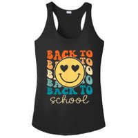 Boho Style Groovy Smile Back to School Ladies PosiCharge Competitor Racerback Tank