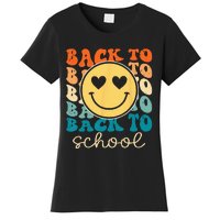 Boho Style Groovy Smile Back to School Women's T-Shirt