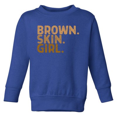 Brown Skin Great Gift Melanin Black Been Magic Gift Toddler Sweatshirt