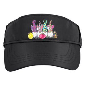 Bunny Spring Gnome Easter Egg Hunting And Basket Adult Drive Performance Visor