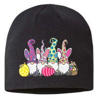 Bunny Spring Gnome Easter Egg Hunting And Basket Sustainable Beanie