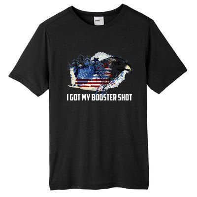 Booster Shot Gift America Veteran Usa Teacher Military Gift Tall Fusion ChromaSoft Performance T-Shirt