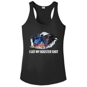 Booster Shot Gift America Veteran Usa Teacher Military Gift Ladies PosiCharge Competitor Racerback Tank