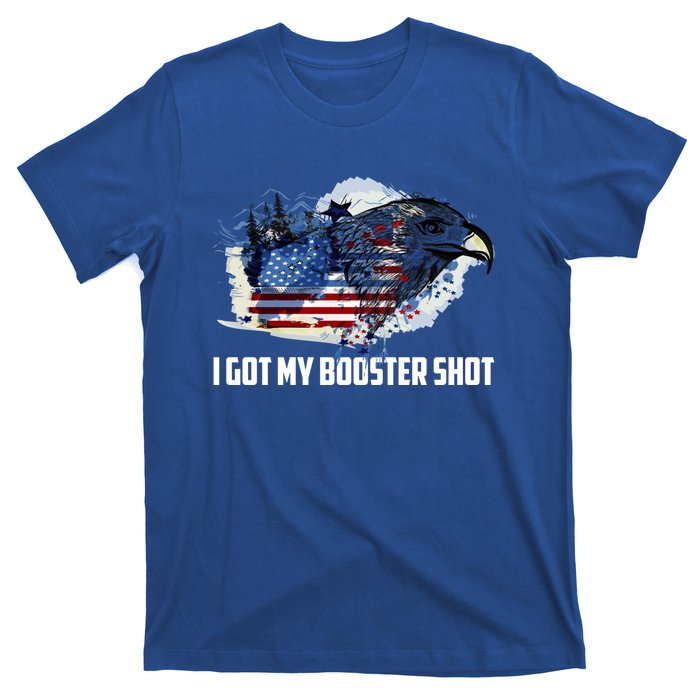 Booster Shot Gift America Veteran Usa Teacher Military Gift T-Shirt