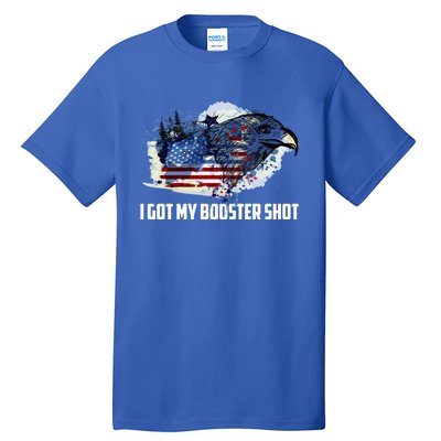 Booster Shot Gift America Veteran Usa Teacher Military Gift Tall T-Shirt