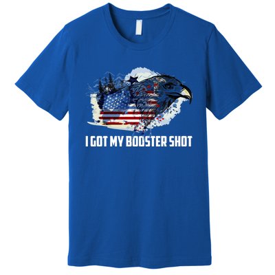 Booster Shot Gift America Veteran Usa Teacher Military Gift Premium T-Shirt