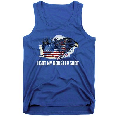 Booster Shot Gift America Veteran Usa Teacher Military Gift Tank Top