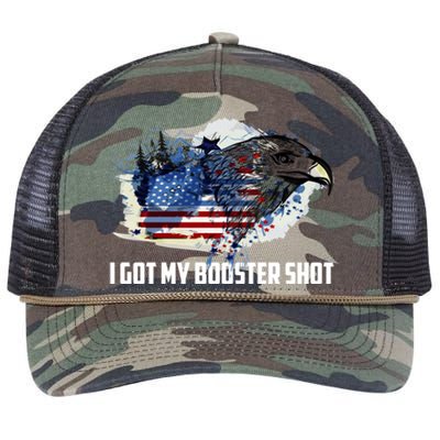 Booster Shot Gift America Veteran Usa Teacher Military Gift Retro Rope Trucker Hat Cap