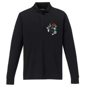 Billiard Snooker Great Gift For A Pool Player Gift Performance Long Sleeve Polo