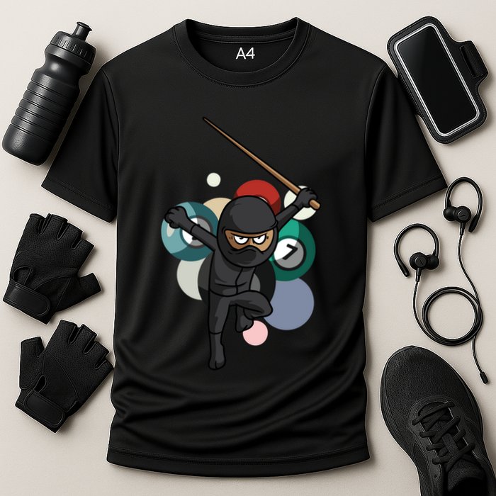Billiard Snooker Great Gift For A Pool Player Gift Cooling Performance Crew T-Shirt
