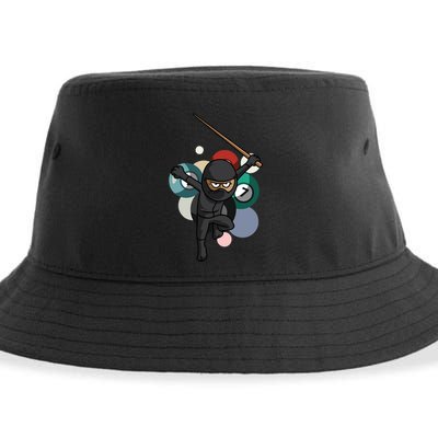 Billiard Snooker Great Gift For A Pool Player Gift Sustainable Bucket Hat