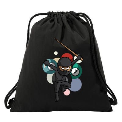Billiard Snooker Great Gift For A Pool Player Gift Drawstring Bag