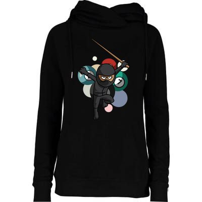 Billiard Snooker Great Gift For A Pool Player Gift Womens Funnel Neck Pullover Hood