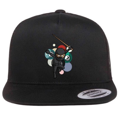 Billiard Snooker Great Gift For A Pool Player Gift Flatbill Hat