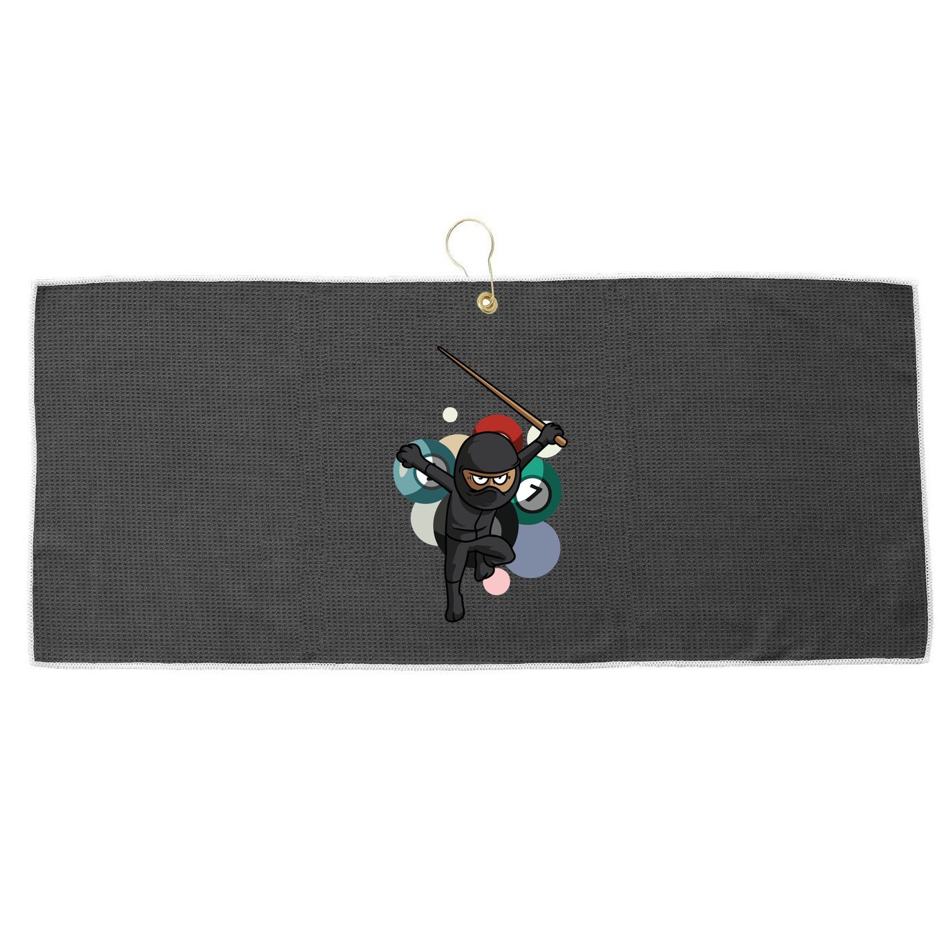 Billiard Snooker Great Gift For A Pool Player Gift Large Microfiber Waffle Golf Towel