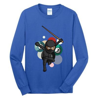 Billiard Snooker Great Gift For A Pool Player Gift Tall Long Sleeve T-Shirt