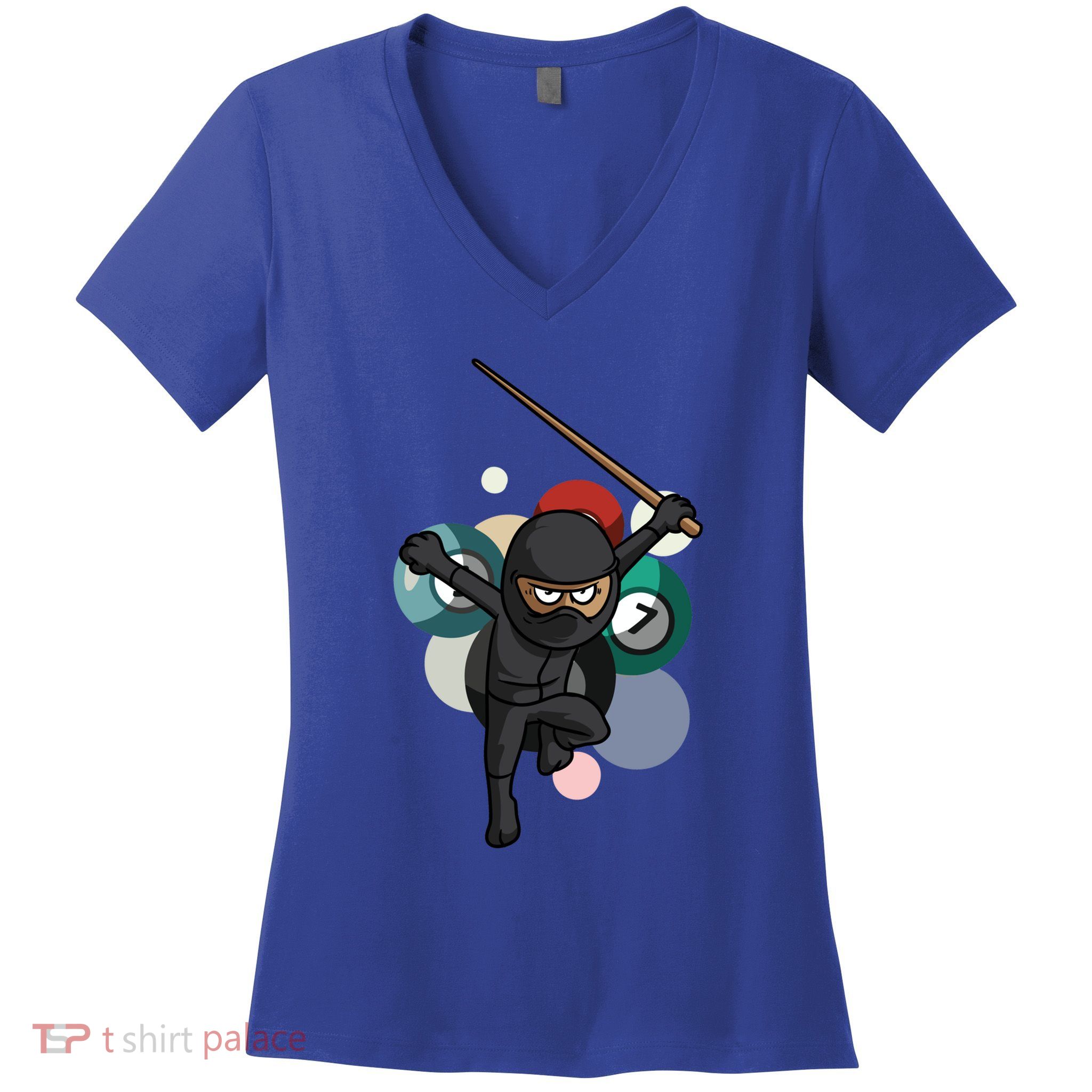 Billiard Snooker Great Gift For A Pool Player Gift Women's V-Neck T-Shirt