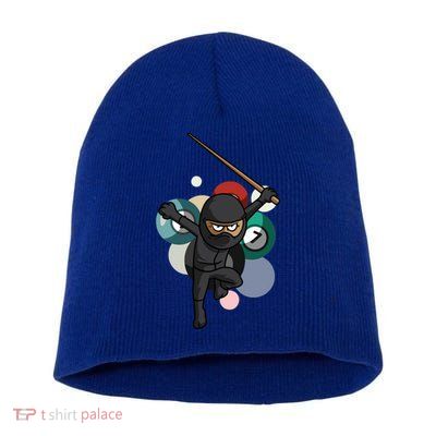 Billiard Snooker Great Gift For A Pool Player Gift Short Acrylic Beanie