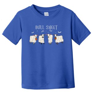 Bull Sheet Ghost Cow Halloween Funny This Is Bull Sheet Toddler T-Shirt