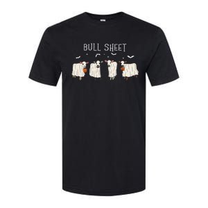 Bull Sheet Ghost Cow Halloween Funny This Is Bull Sheet Softstyle CVC T-Shirt