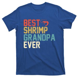 Best Shrimp Grandpa Ever Retro Meaningful Gift Grandpa Funny Gift Meaningful Gif T-Shirt