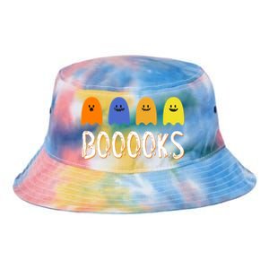 Books Spooky Ghost Funny Halloween Tie Dye Newport Bucket Hat