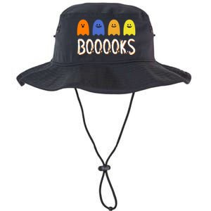 Books Spooky Ghost Funny Halloween Legacy Cool Fit Booney Bucket Hat