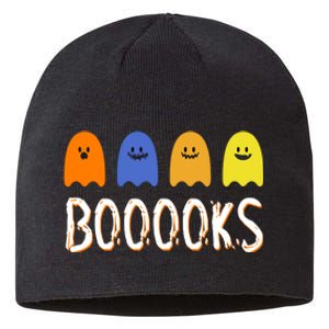 Books Spooky Ghost Funny Halloween Sustainable Beanie