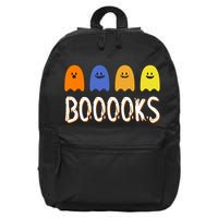 Books Spooky Ghost Funny Halloween 16 in Basic Backpack