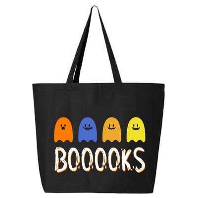 Books Spooky Ghost Funny Halloween 25L Jumbo Tote