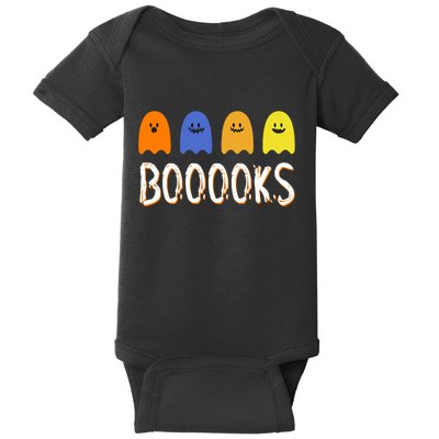 Books Spooky Ghost Funny Halloween Baby Bodysuit