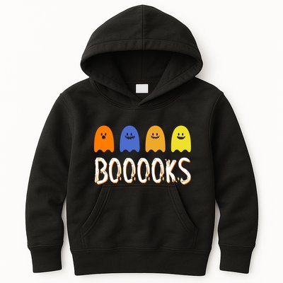 Books Spooky Ghost Funny Halloween Kids Hoodie