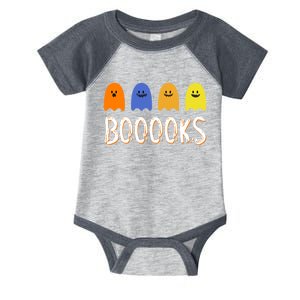 Books Spooky Ghost Funny Halloween Infant Baby Jersey Bodysuit