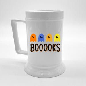 Books Spooky Ghost Funny Halloween Beer Stein