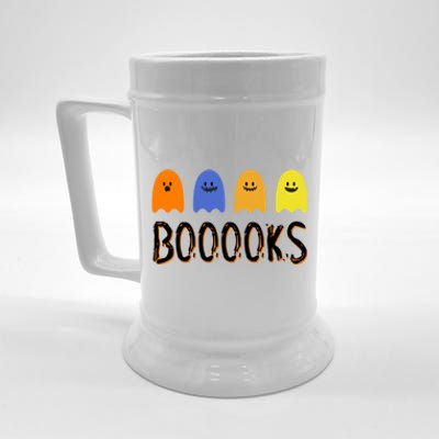 Books Spooky Ghost Funny Halloween Beer Stein