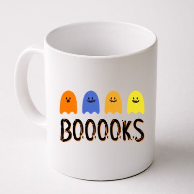 Books Spooky Ghost Funny Halloween Coffee Mug