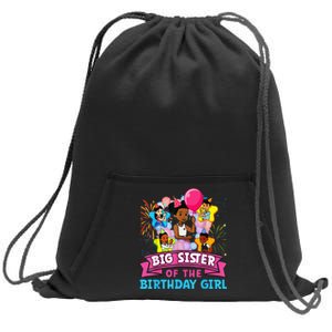 Big Sister GracieS Corner Birthday Dolls Cute Party Gift Sweatshirt Cinch Pack Bag