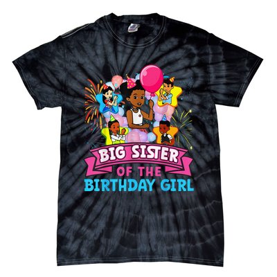 Big Sister GracieS Corner Birthday Dolls Cute Party Gift Tie-Dye T-Shirt