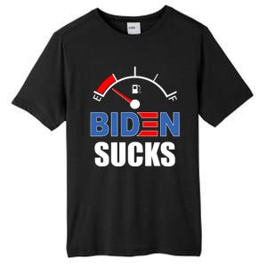 Biden Sucks Gas Tank On Empty E Tall Fusion ChromaSoft Performance T-Shirt