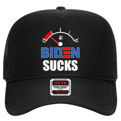 Biden Sucks Gas Tank On Empty E Trucker Hat