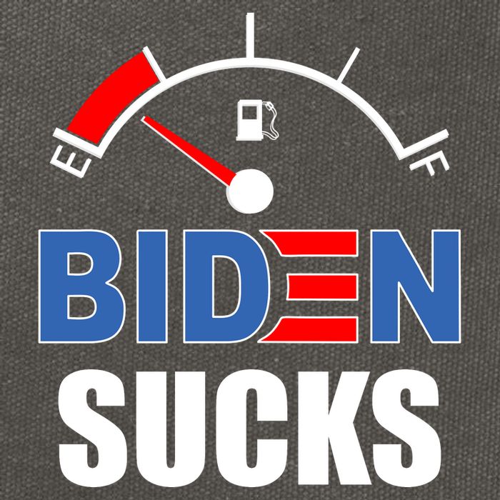 Biden Sucks Gas Tank On Empty E Cotton Canvas Backpack