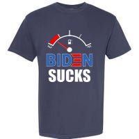 Biden Sucks Gas Tank On Empty E Garment-Dyed Heavyweight T-Shirt