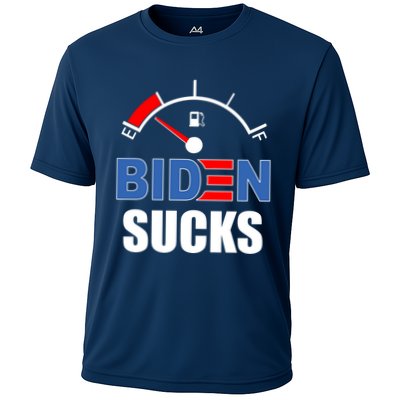 Biden Sucks Gas Tank On Empty E Performance Shirt